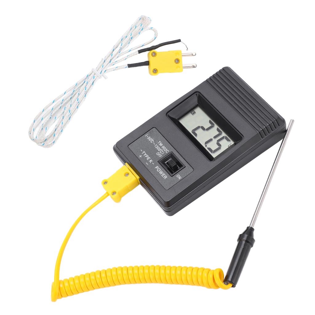 Tm902c 50 +300 celsius  Digital Thermometer Sensor LCD Industrial High Accuracy Temperature Probe