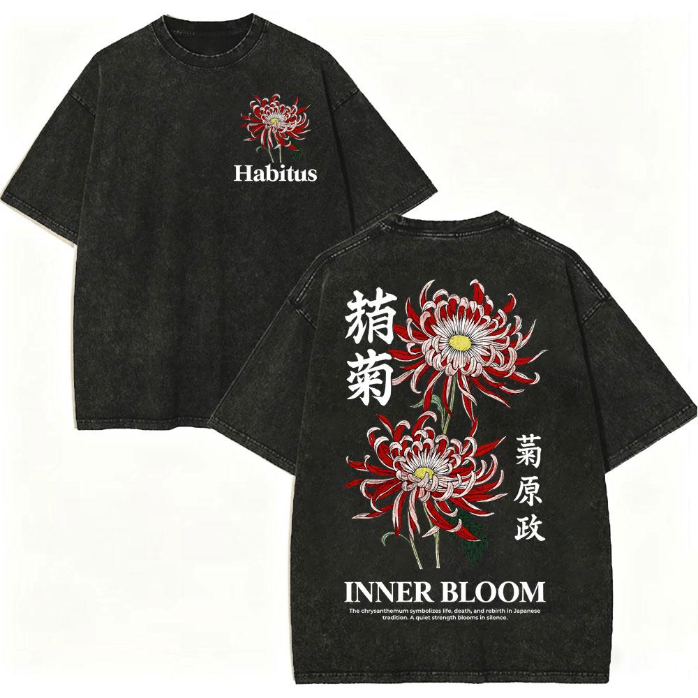 Vintage Gewaschen Japanischer Stil Harajuku T-Shirt Herren Damen Freizeit Mode Übergroßes T-Shirt Sommer 100% Baumwolle Streetwear T-Shirts