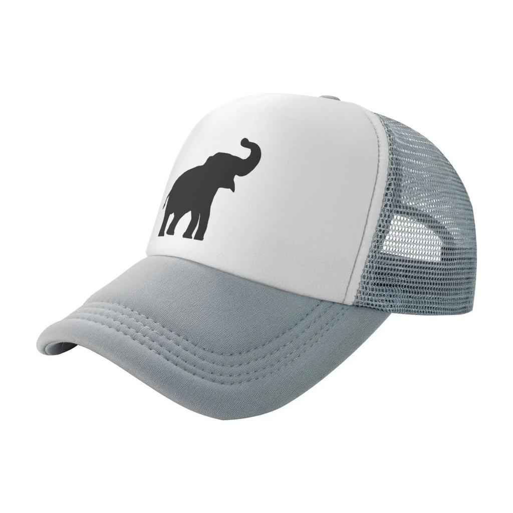 Elephant Hat Animal Mesh Cap for Men Women Adjustable Trucker Hats Baseball