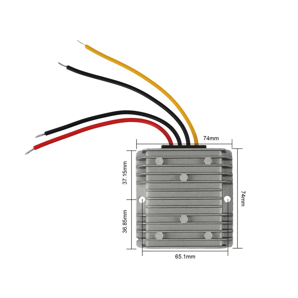 168W Power Converter Step-Up Power Adapter Mobile Use Outdoor Activities Operating Temperature Range For RVs And Boats