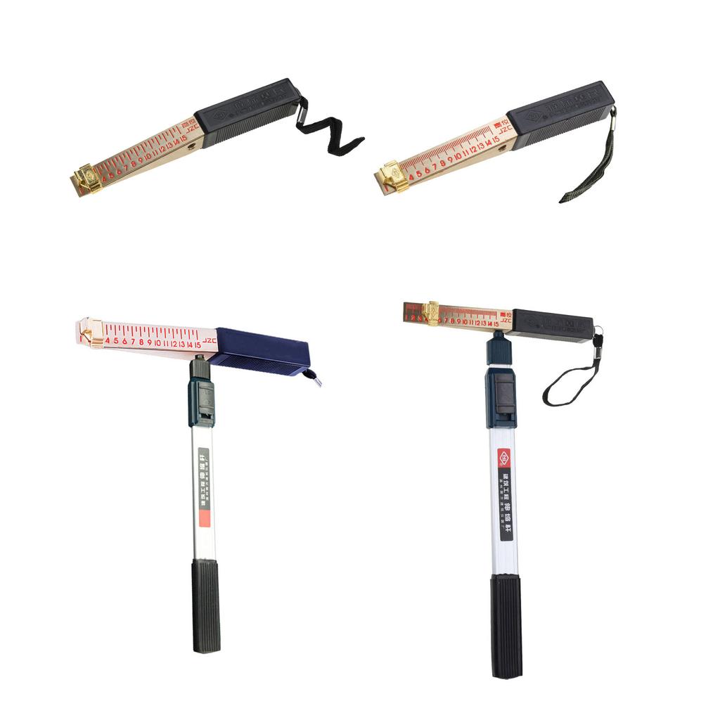 Vernier Feeler Gauge 1-15mm House Engineering Inspection Flatness Measuring Tool 0.2mm/0.5mm Wedge Shaped Feeler Gauge