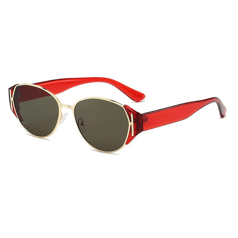 New Retro Tortoise Shell Small Frame Oval Women Sunglasses  Brand Design Luxury Trend Personality Men Sun Glasses Uv400