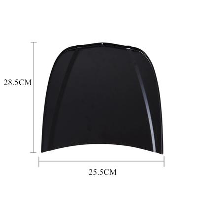 New 1× Small Mini Car Hood BLACK ABS Hard Plastic Vinyl Wrapping Paint Display Model