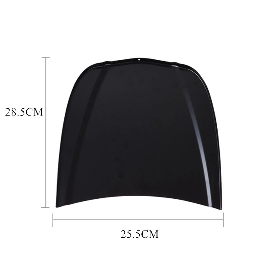 

New 1× Small Mini Car Hood BLACK ABS Hard Plastic Vinyl Wrapping Paint Display Model