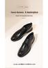 Red Dragonfly Men's Genuine Leather Derby Shoes - Formal British Style for Business and Civil Servants.