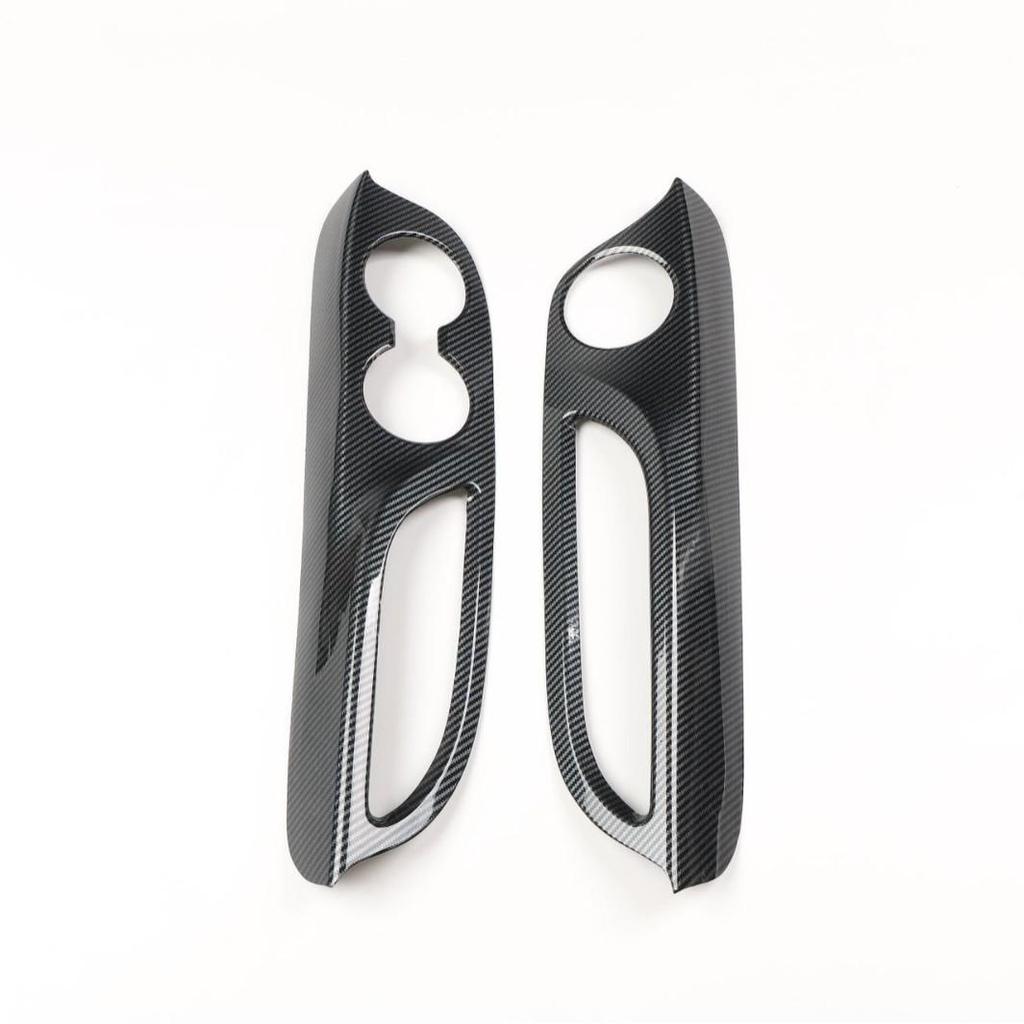 Carbon Fiber Interior Stickers for 15-23 Alphard Vellfire 30 Series, Scratch-Resistant