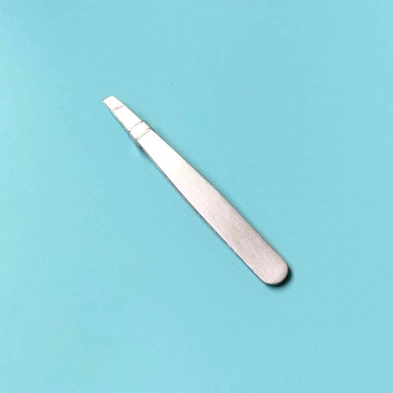 

Скошенные пинцеты для бровей из нержавеющей стали для точного ухода 90 pieces