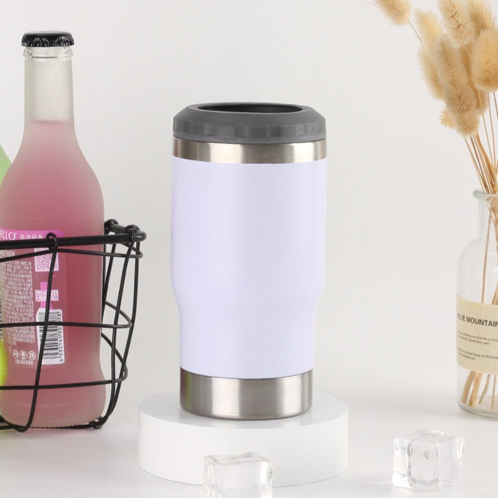 14oz Beer Thermal Insulation Mug Stainless Steel Insulated Cup Beer Cooler Mug  Car Mounted