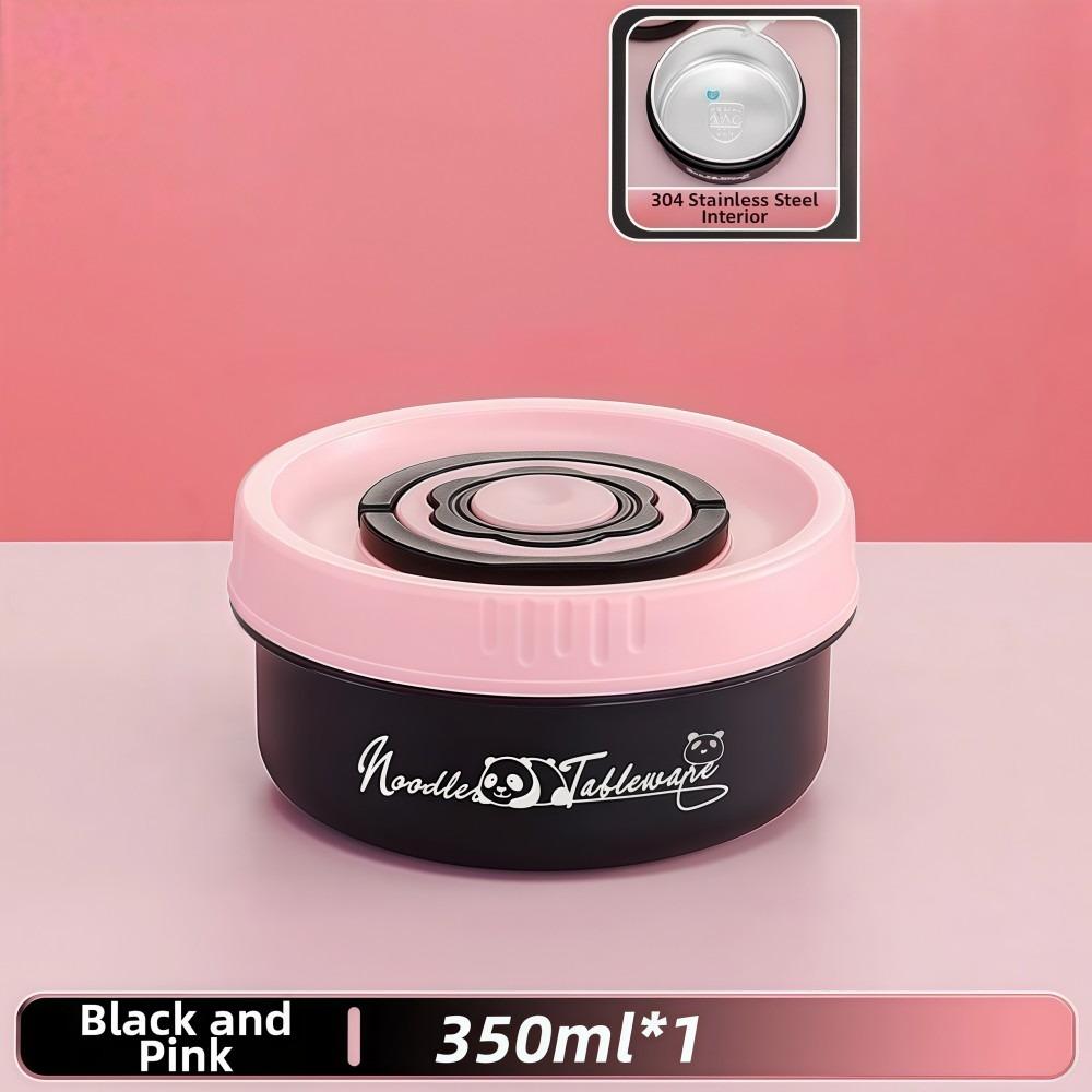 304 Stainless Steel Insulated Lunch Box Set Leak-Proof with Tableware Food Container Anti-scalding with Handle 2440₽