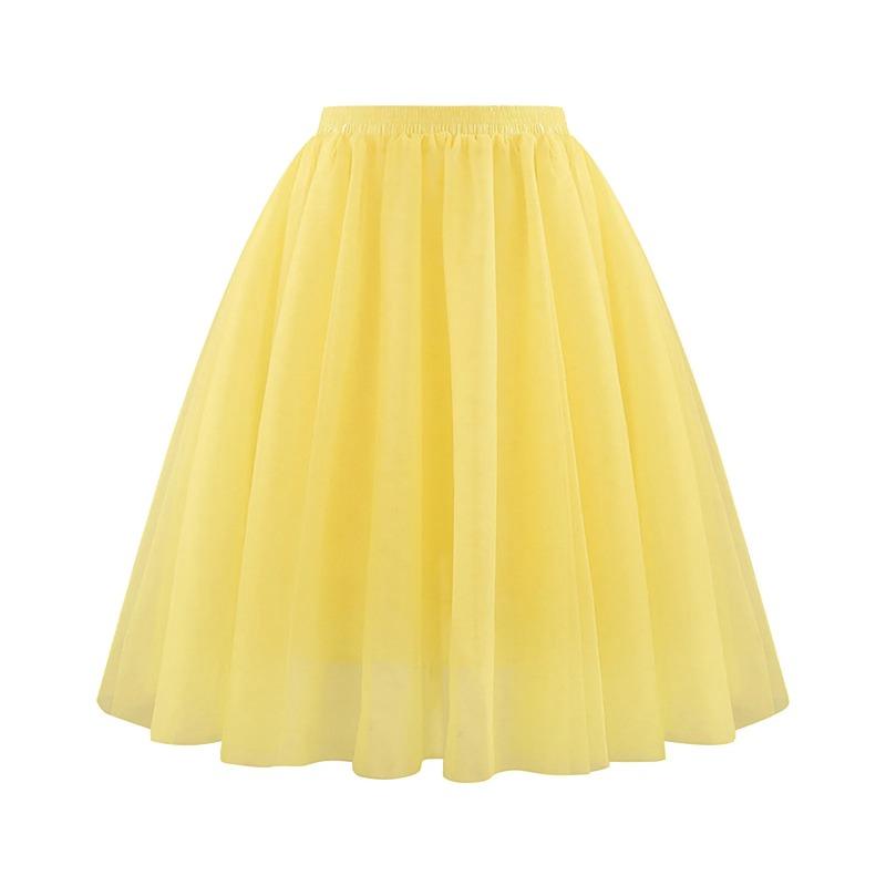 Tutu Skirt  Women Skirt Retro Party Tulle Ballet Rockabilly Petticoat Underskirt Dance Dress Cosplay Mesh Skirt