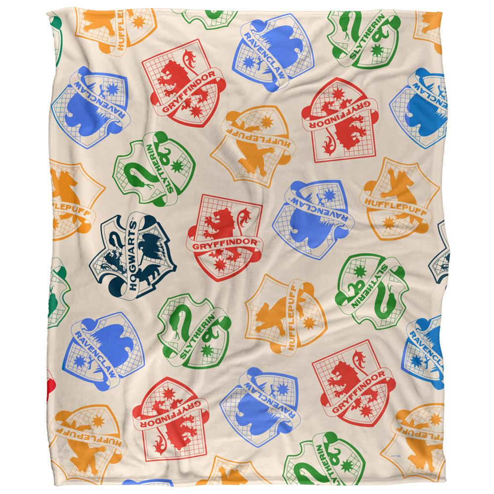 Harry Potter House Crests Blanket