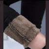 Black Leggings Women Autumn Winter Fit Slim Fit Thick Fleece Leg Pants Outer