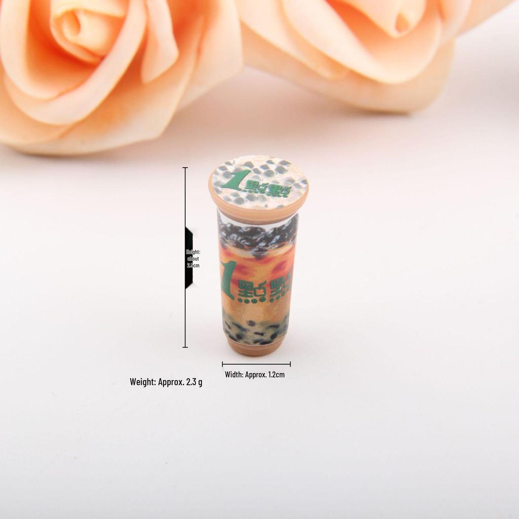 Mini Food Toys - DIY Milk Tea Cup Ornaments for Kids’ Playhouse and Gifts