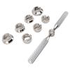 Silver Watch Case Closer Kit Alloy Watch Screw Back Opener Watch Back Case Opener  DIY Watch Fixing