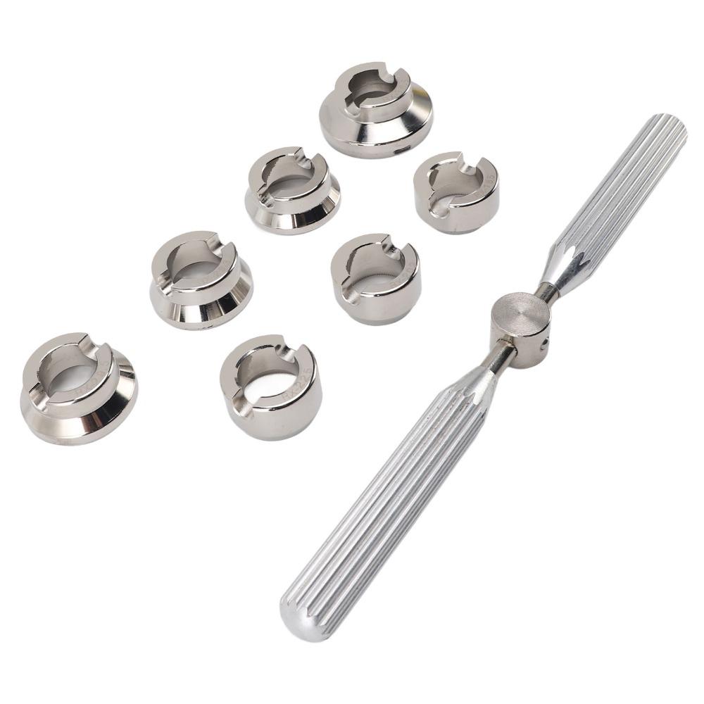 Silver Watch Case Closer Kit Alloy Watch Screw Back Opener Watch Back Case Opener DIY Watch Fixing