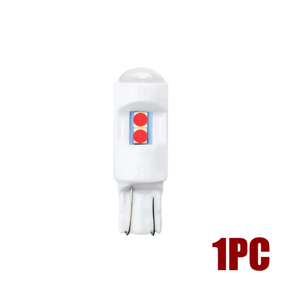 1Pc Car Wedge Interior Light Source T10 W5W WY5W Parking Bulb Ceramic 3030 LED Reading Light License Plate Lamp Accessories