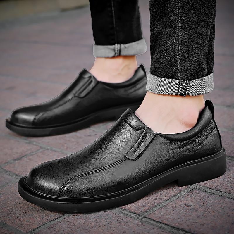 Fashion New Arrival for Men Business Office Shoes 2024 Genuine Leather Male Gents Shoes Mens Loafers Handmade Mens Slip On Driving Shoes