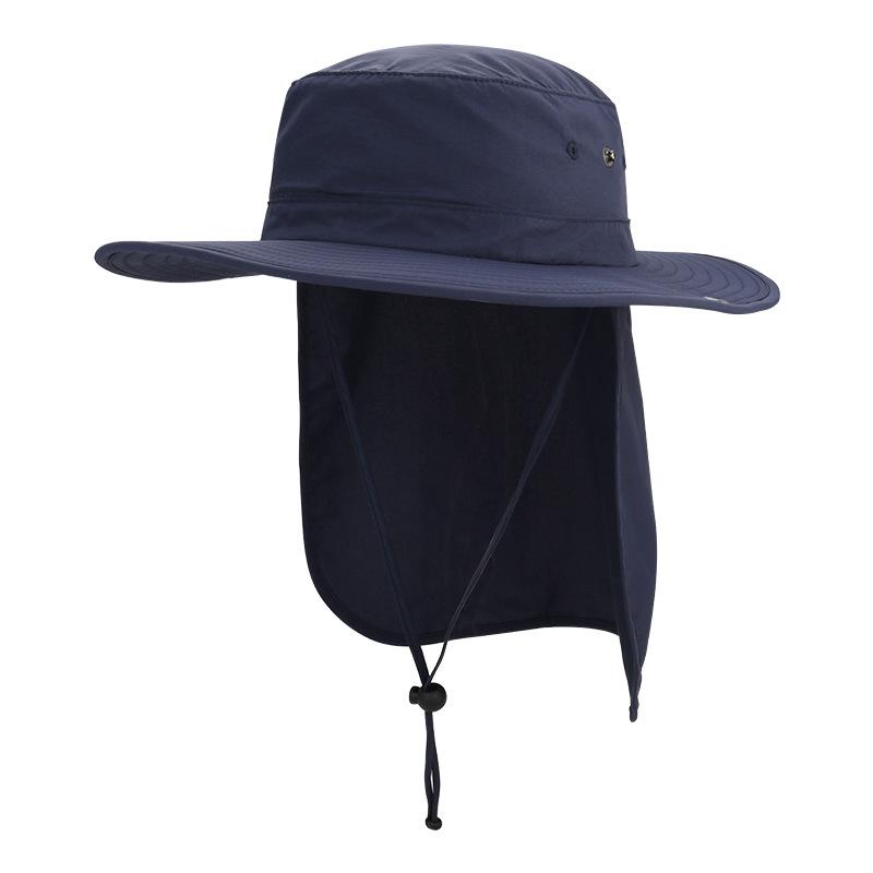 Bucket Hat Print Embroidery Sunshade Outdoor Fishing Cap Quick-drying Waterproof Sunscreen Cap Breathable Mountaineering Cap