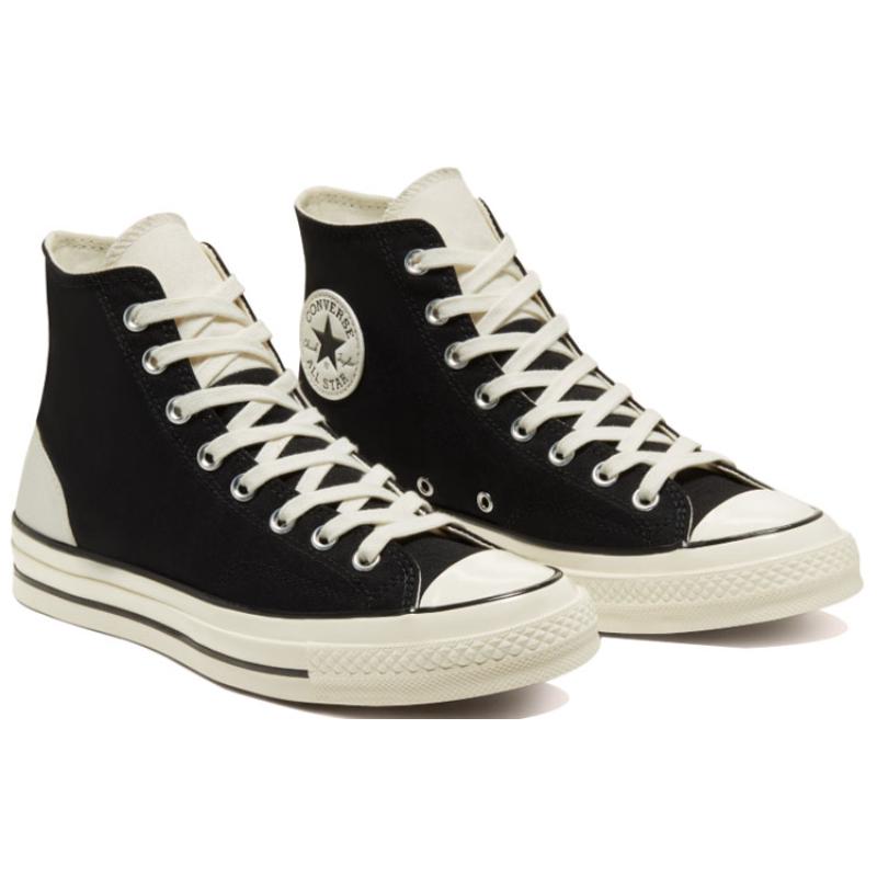 Converse 1970s Psychedelic Hoops Chuck "Black White" Simple Everyday High-top Canvas Shoes Unisex 'Black White'