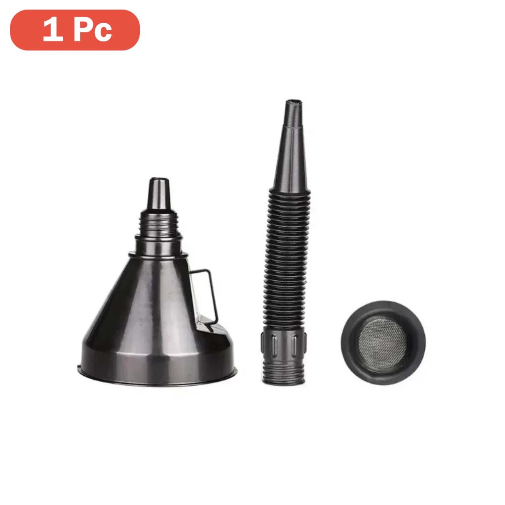 

Воронка для заправки двигателя с фильтром для автомобиля, мотоцикла, грузовика, масла, бензина, пластиковый удлинитель, шланг, инструмент для переноса