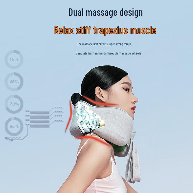 HEZHENG Portable U-Shaped Neck Massager