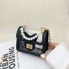Pearl Transparent Handheld  Handbag Childhood Fun Stitching Shoulder Single