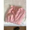 Blue linen shirt jacket women's summer thin old money wind cotton and linen shirt loose casual sunscreen top