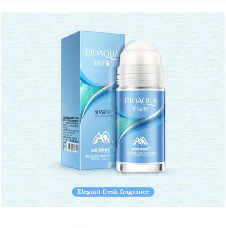 

BIOAQUA Шариковый лосьон для тела Антиперспиранты Дезодорант для подмышек Роликовый флакон Женский аромат Мужской Гладкий Феромон синий