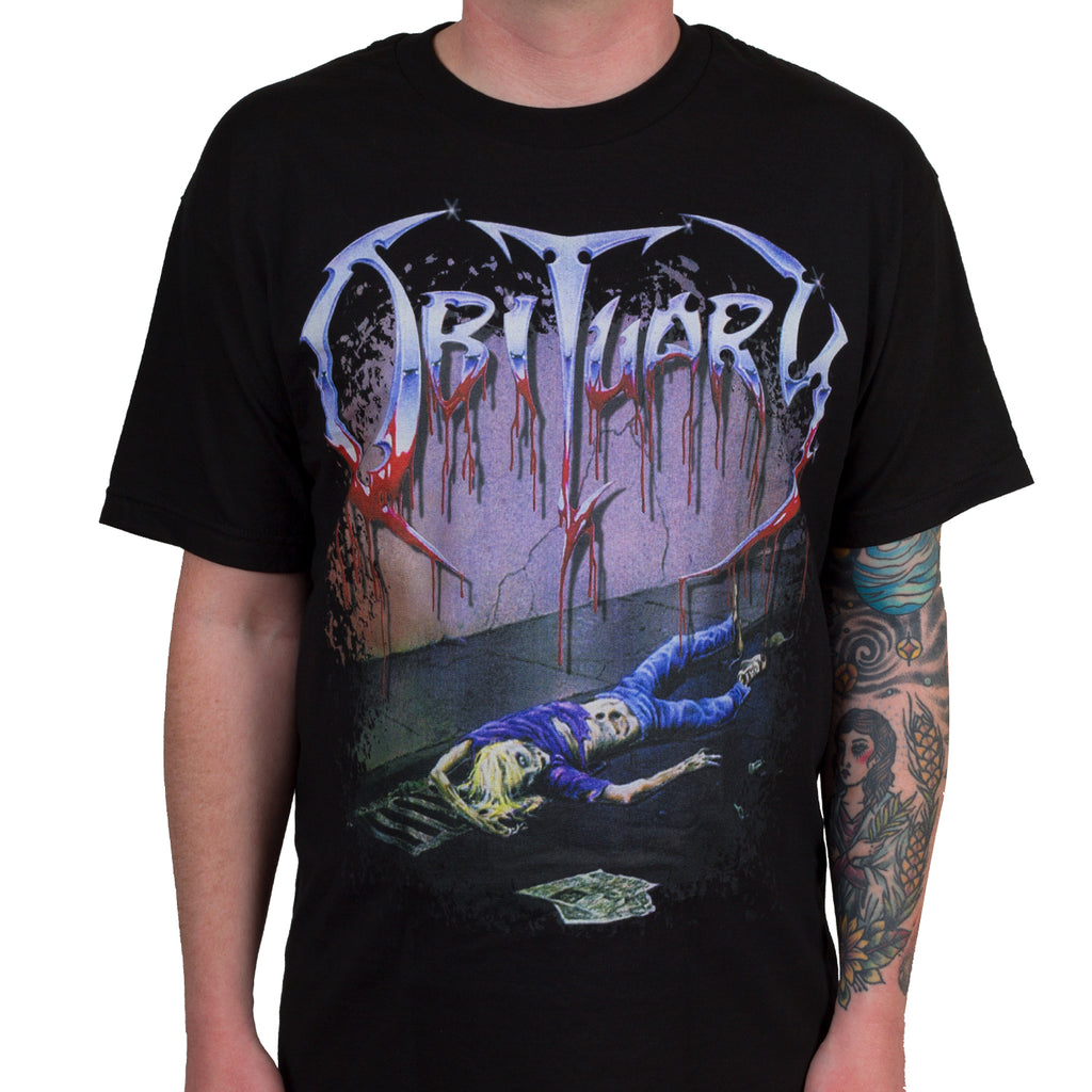 Obituary Band Graphic Cotton T-shirt Unisex Summer Short Sleeve Fashion Brand Tee Luxury Casual Vintage Retro Top