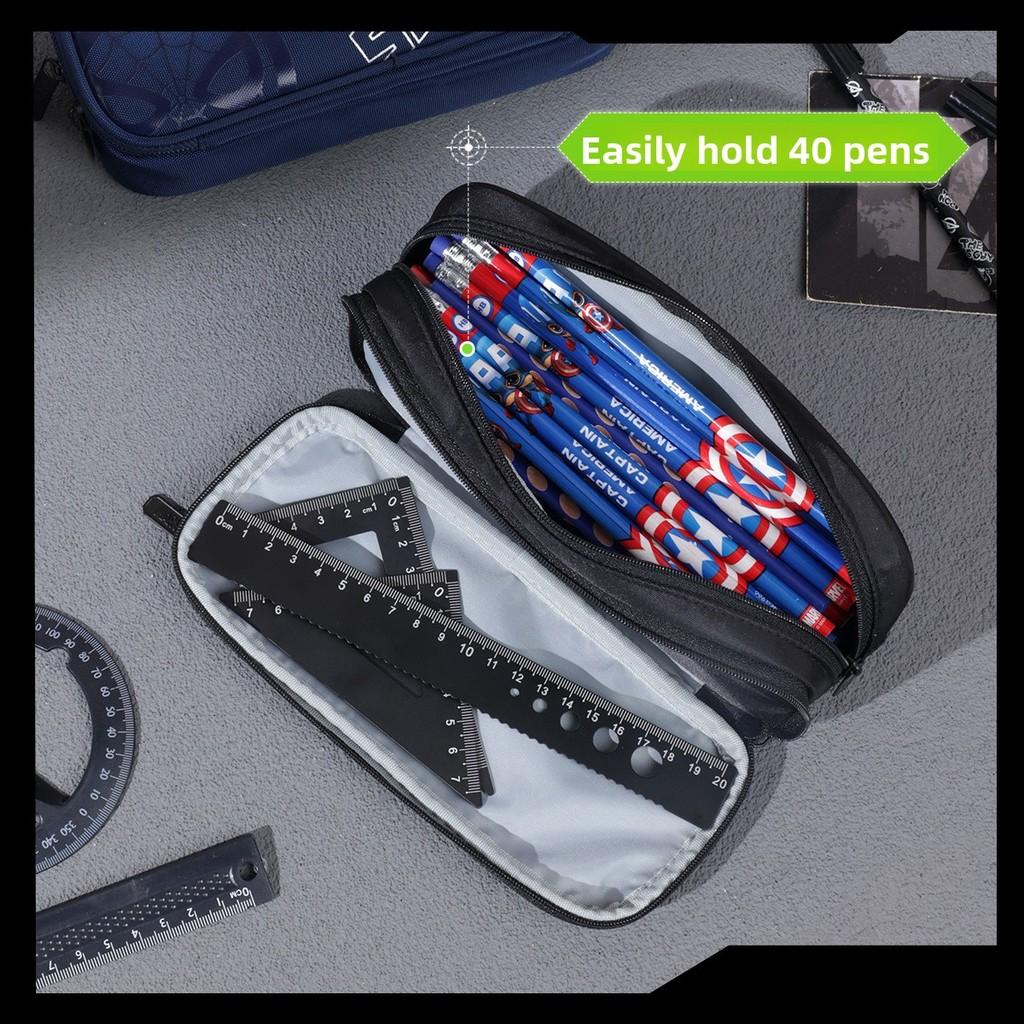 Marvel Study Organizer Pen Case With Large Capacity For Boys And Students