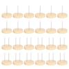 24 Pcs Double Needle Dolls Stand Crochet Dolls Holder Wood Crochet Dolls Stand Action Figure Stand