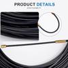 1Roll Durable 5/10/15/20/25/30M Cable Puller Nylon 3mm Guide Push Puller Electrician Spring Tape Wall Wire Lead Wiring Aid Tool