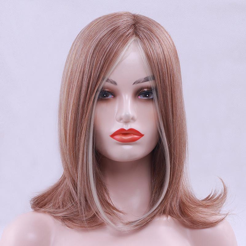 

Парик Женский Длинные Волосы Мелирование Цветные Грушевые Цветы Кудрявые Волосы Стиль Химическое Волокно Шелковый Головной Убор