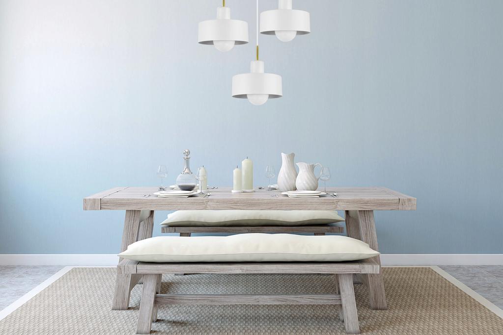 MODERN CEILING HANGING LAMP, METAL LAMPSHADE