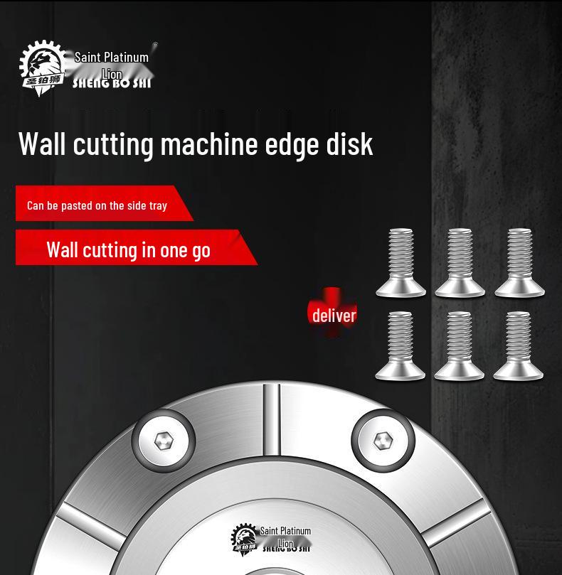 Edge-Aligned Wall Saw: Concrete Cutting Machine with Blade & Accessories for Door and Window Openings