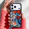 Koi Carp Fish Japanese Skull Tattoo Phone Case for iPhone 17 16 15 14 13 Pro Max Back Cover for 12 11 Pro Coque