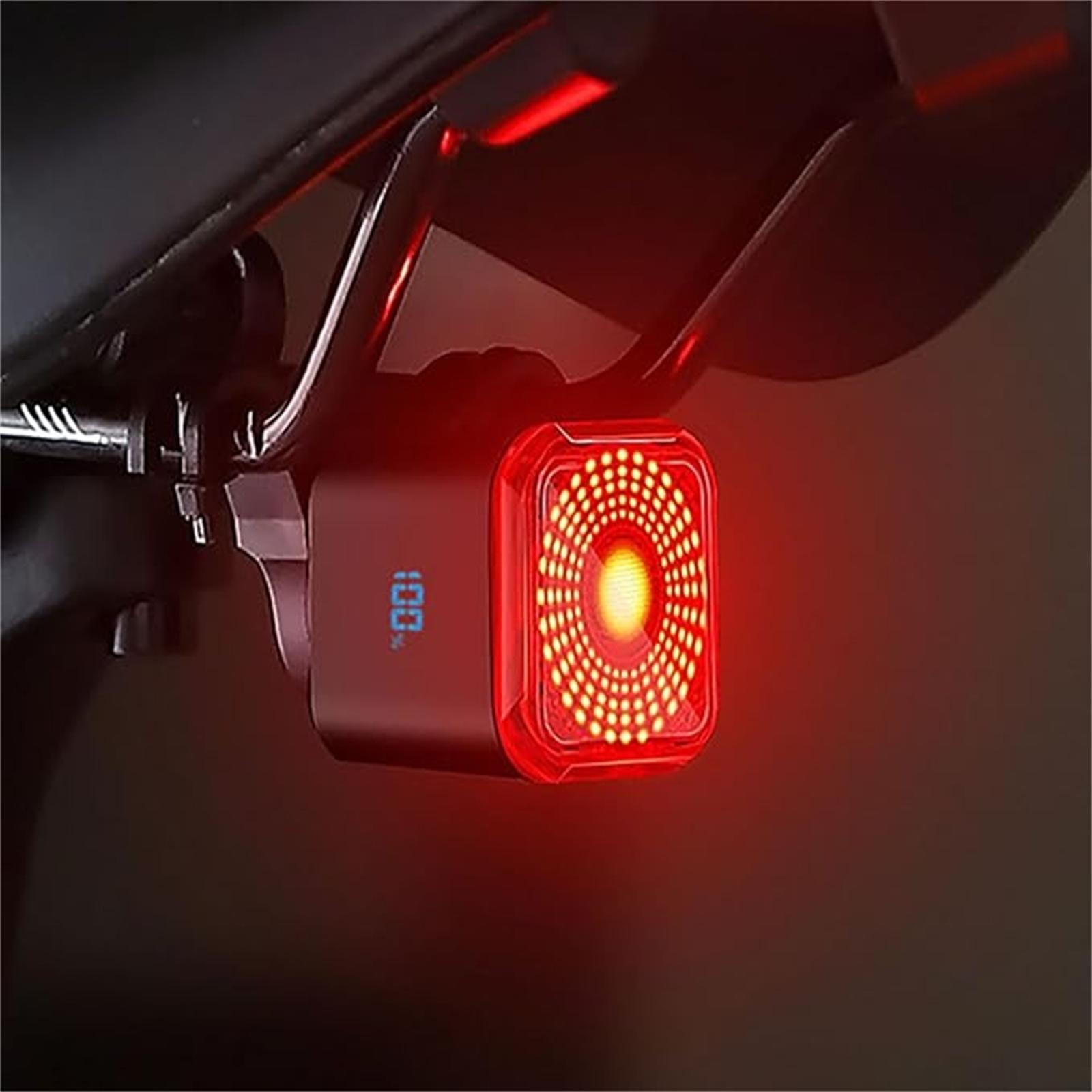 

Taillights – Night Riding Rear Lights for Road & Mountain Bikes, & Brake Signal, Cycling Equipment One Size чорний