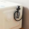 1pcs Wear Resistant Cord Organizer Self Adhesive Hook Round Storage Case Wire Management Transparent Wire Fixing Clip Desk