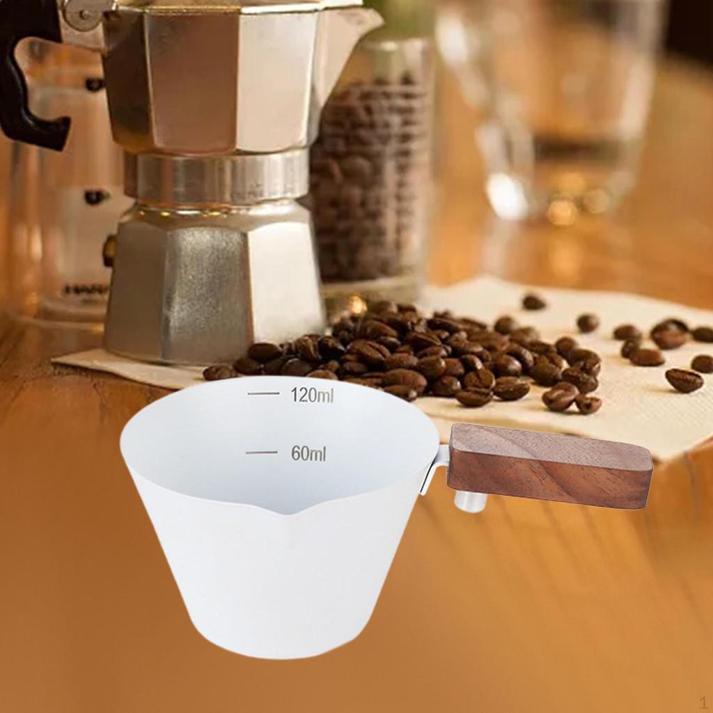 Espresso Cup with Handle Coffee Measuring Jug Portable Pouring