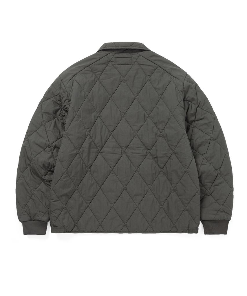 Thisisneverthat Quilted Jacket Charcoal