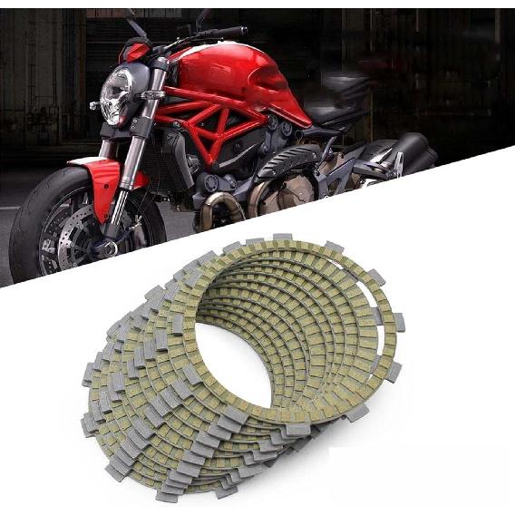 

Motorcycle Clutch Disc for Ducati Monster 696 2008-2013 2012 2011 2010 2009 Motorcycle 11PCS/Set Engine Clutch Plates Disc Friction Plate Kit золотой