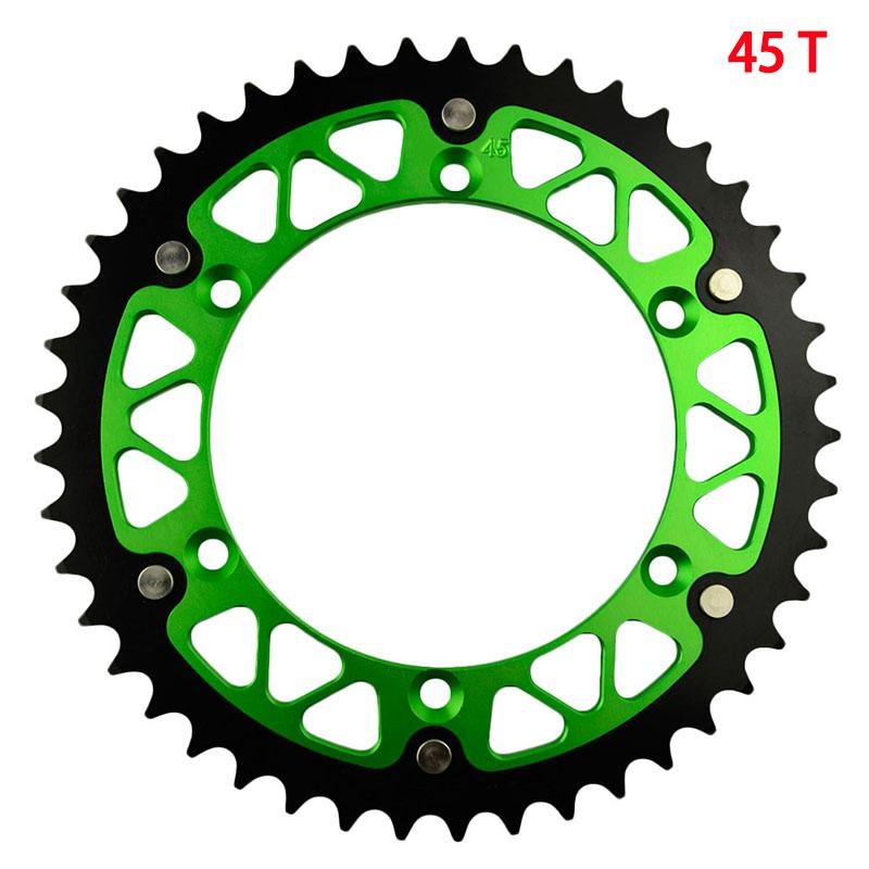 520 45T~52T Motorcycle Rear Sprocket For KAWASAKI KLX450R KLX250 KXF250 KLX250S KLX300R KX250 KX450F KDX200 KX500 KDX250 KX125