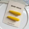Funny Realistic Food Vegetable Barrettes Novelty Shape Hair Pins 2Pcs Random Styles Cute Hair Accessories for Party Favors