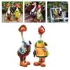 Paar Ente Statue Harz Garten Ornamente Cartoon Kunst Tier Skulptur Outdoor Landschaft Teich Hof Rasen Dekoration