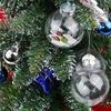 A Top Quality DIY Christmas Ornaments Set - Plastic Light Bulb & Candy Bottle Shapes Hanging Decorations for Tree Party