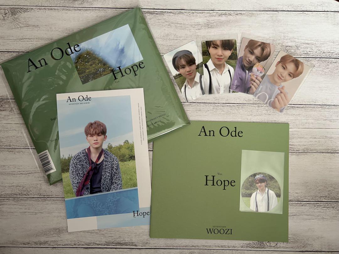 

[USED] Seventeen Seventeen Album Anode Woozi with Trading Card