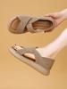Fashion Sandals Closed Heel Beach Shoes Slip-on Loafers Summer Women's Nubuck Large Size Girls Flat Elastic Band Comfort Gladiator 2025
