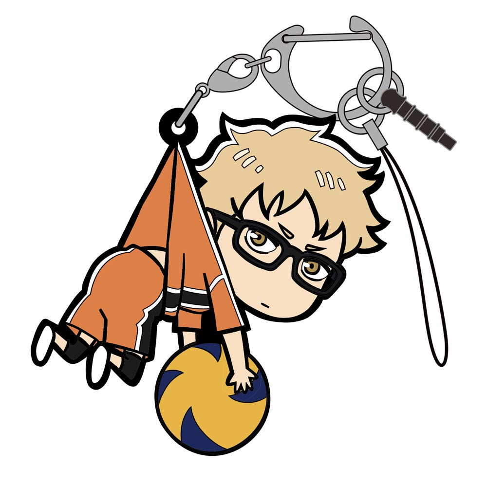 COSPA Haikyuu!! To the Top Tsukishima Kei Rubber Mascot Pin 60mm