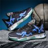 Basketball Shoes Comfortable Breathable Mesh Men's and Women's High Rebound Friction Sound Trend Sports Shoes