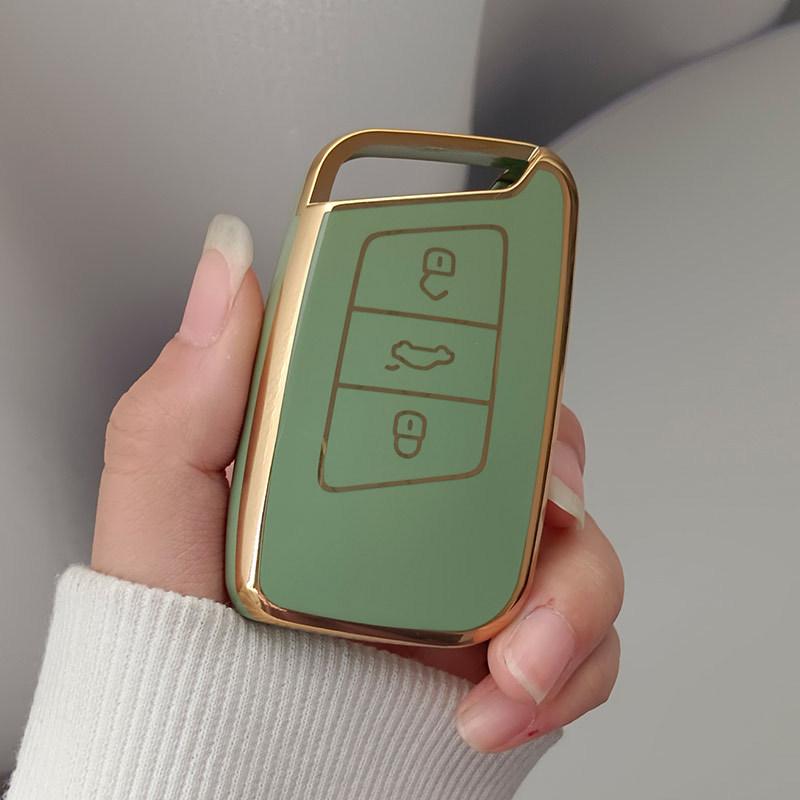 Applicable To Automobile Volkswagen Key Protective Case FAW Tanyue Langyi Golf Tiguan Premium Key Case